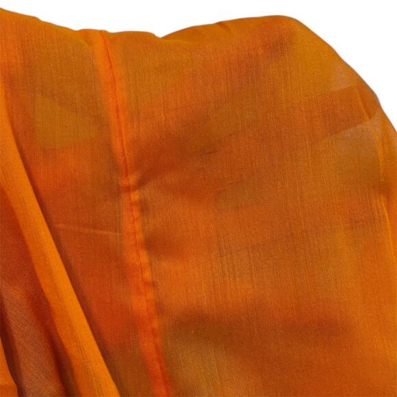 Vero Moda Eva Beach Halter Maxi Dress Swim Coverup Mock Orange Size Medium - Picture 6 of 8